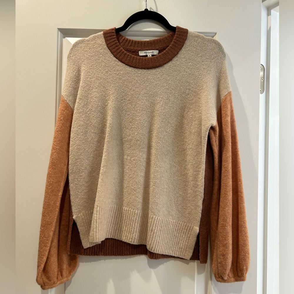 Madewell Color Block Sweater